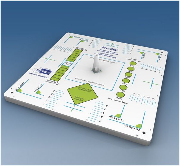 Fantomy do testowania radiografii, angiografii i fluoroskopii Pro-Project Pro-Digi