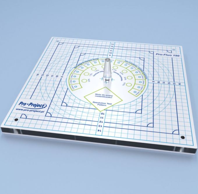 Fantomy do testowania radiografii, angiografii i fluoroskopii Pro-Project Pro-Fluo 150