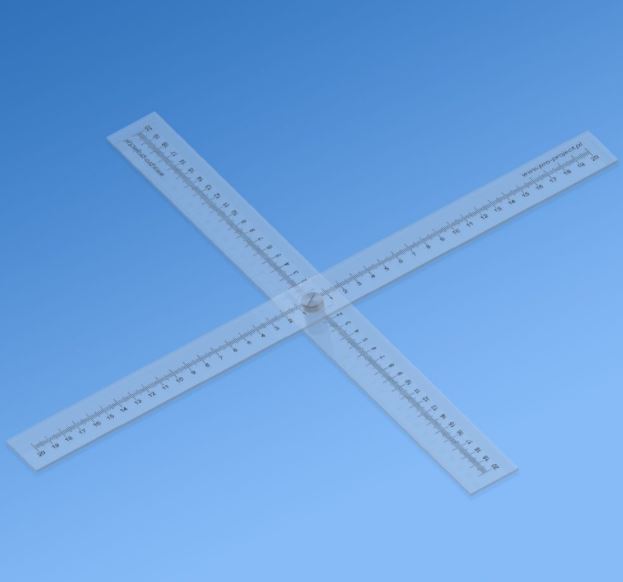 Fantomy do testowania radiografii, angiografii i fluoroskopii Pro-Project Pro-RTG Ruler