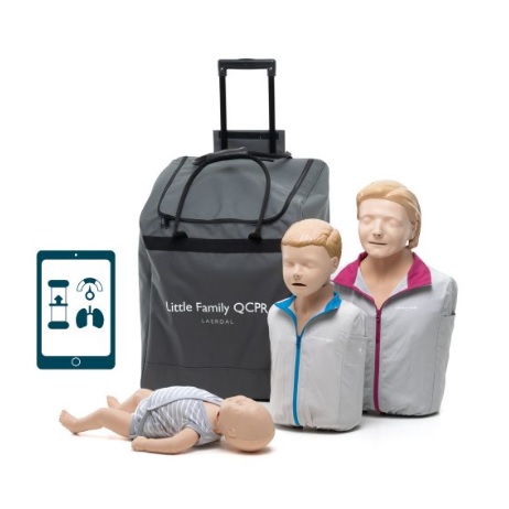 Fantomy szkoleniowe - zestawy Laerdal Little Family QCPR + XFT-120C+