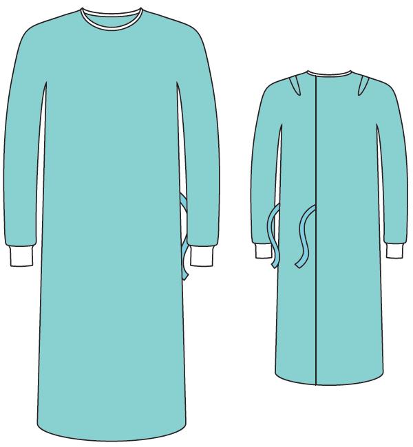 Fartuchy chirurgiczne jednorazowe BARRIER/MOLNLYCKE CLASSIC SP