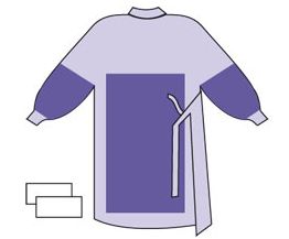 Fartuchy chirurgiczne jednorazowe Batist SPECIAL wzmocniony