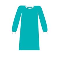 Fartuchy chirurgiczne jednorazowe B/D SMS zielony