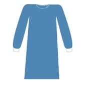 Fartuchy chirurgiczne jednorazowe B/D Spunlace niebieski