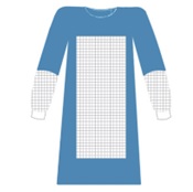 Fartuchy chirurgiczne jednorazowe B/D Spunlace niebieski