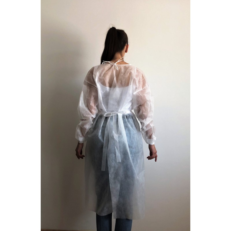 Fartuchy wizytacyjne B/D Flizelinowy fartuch ochronny