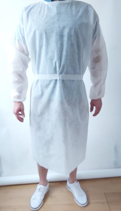 Fartuchy zabiegowe jednorazowe Dentomax Fartuch ochronny z fizeliny