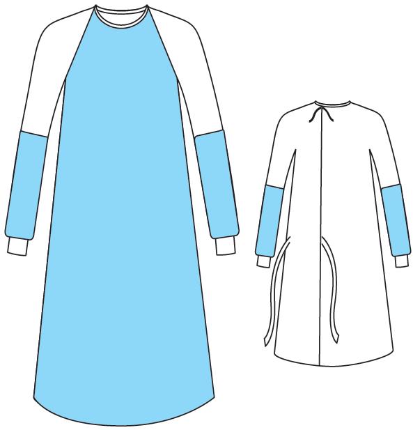 Fartuchy zabiegowe jednorazowe JKT/MOLNLYCKE 380014