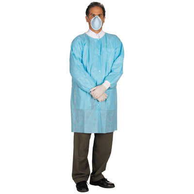 Fartuchy zabiegowe jednorazowe Medicom Fartuchy jednorazowe niebieskie