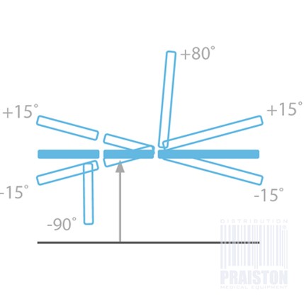 Fotele do badań (diagnostyki) laryngologicznych SEERS CLINNOVA Podiatry Pro NV0595-PRM