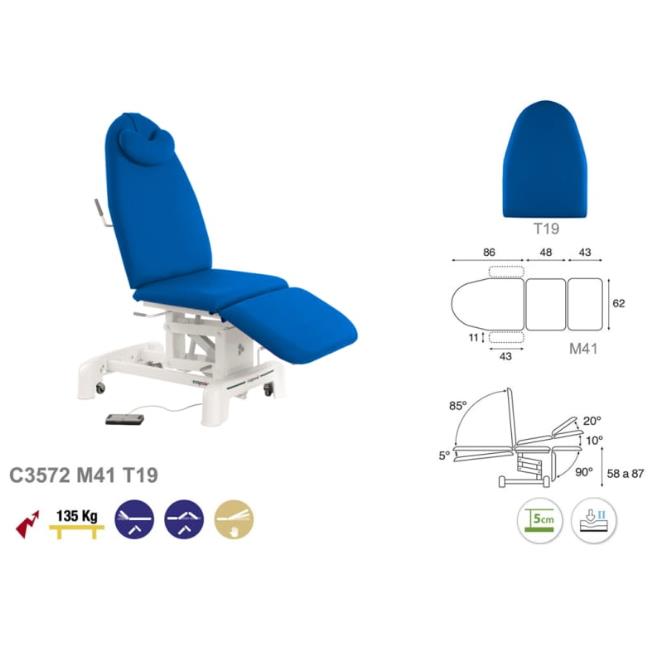 Fotele do pobierania krwi (dla krwiodawców) ECOPOSTURAL C3572