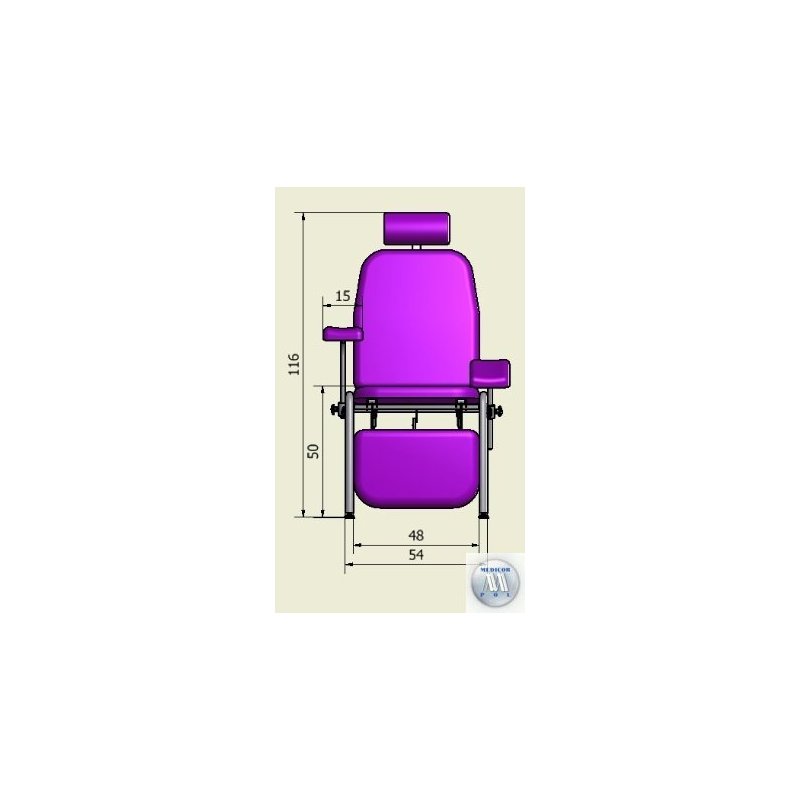 Fotele do pobierania krwi WSTECH FK