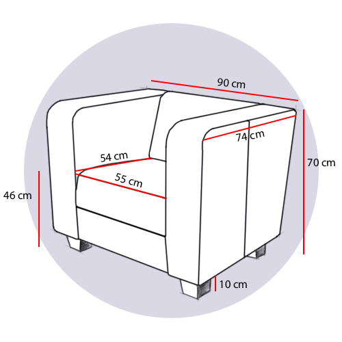 Fotele do poczekalni medycznych Interio Mobili BRUNO