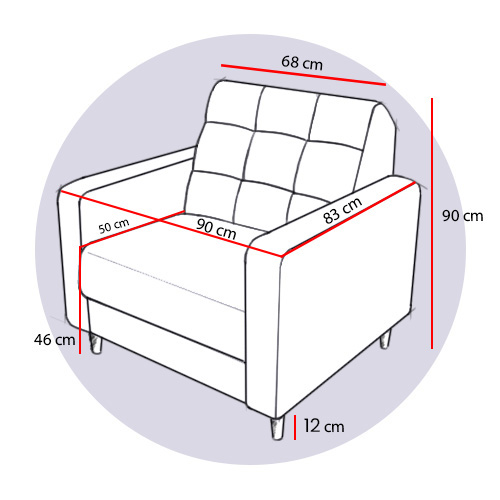 Fotele do poczekalni medycznych Interio Mobili HUGO