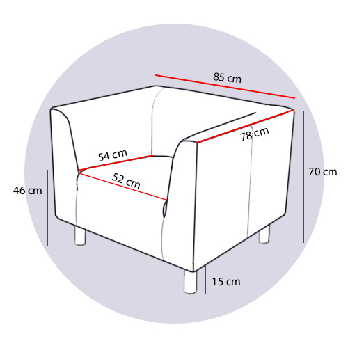 Fotele do poczekalni medycznych Interio Mobili LEON