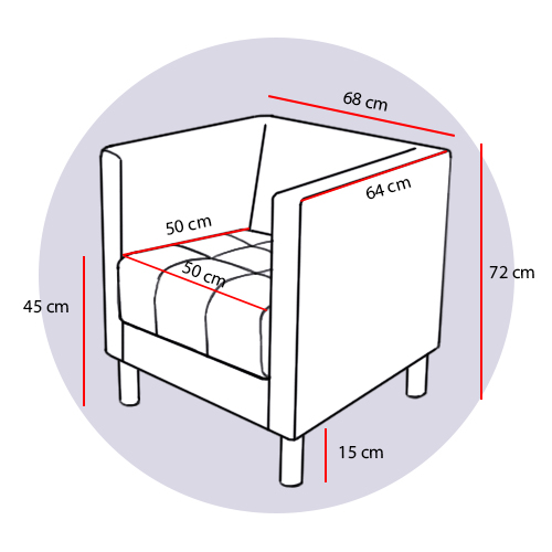 Fotele do poczekalni medycznych Interio Mobili MILAN