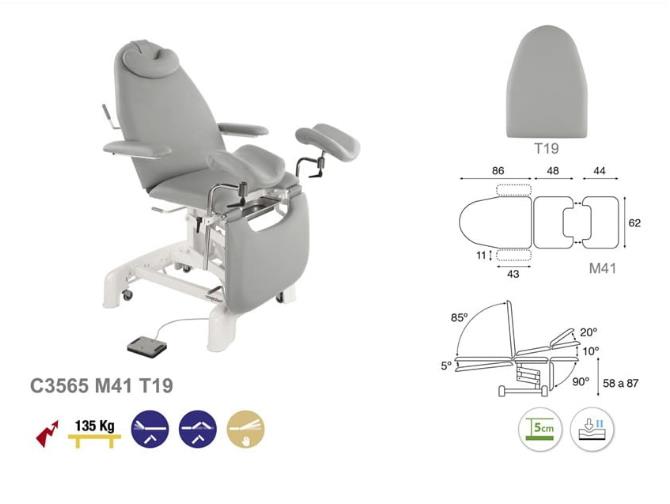 Fotele ginekologiczne ECOPOSTURAL C3565