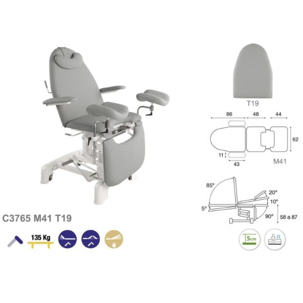 Fotele ginekologiczne ECOPOSTURAL C3765