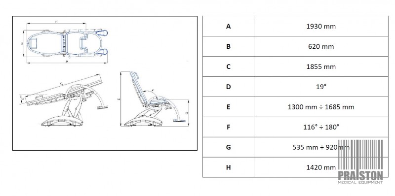 Fotele ginekologiczne Teyco FRANCY NEW