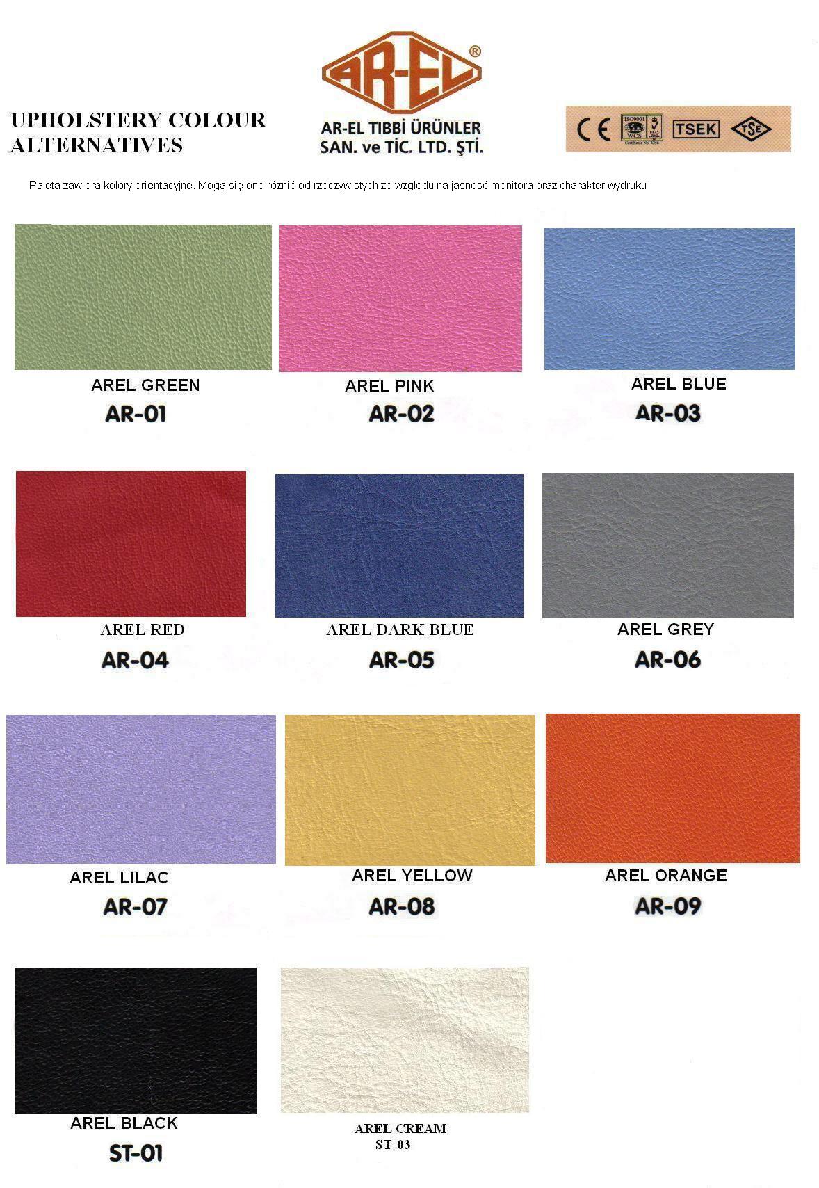 Fotele lekarskie (operatora) AR-EL 1004