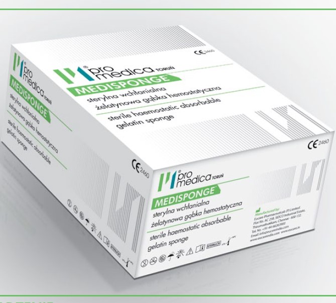 Gąbki hemostatyczne Promedica Toruń MEDISPONGE