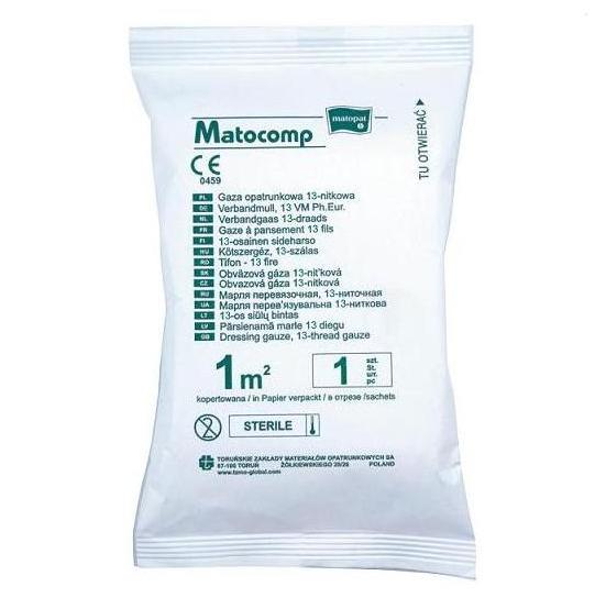 Gazy opatrunkowe kopertowane TZMO Matocomp