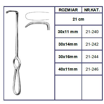Haki chirurgiczne Sintraco Hak Langenbeck