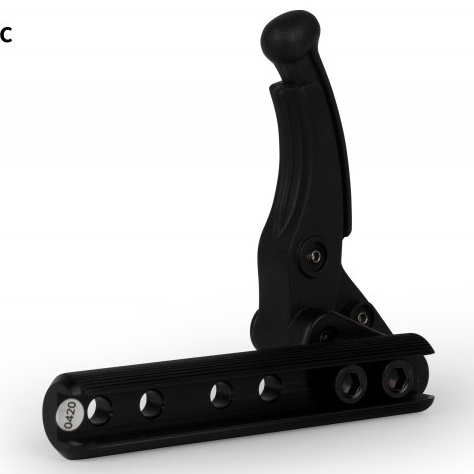 Hamulce postojowe do wózków inwalidzkich Recomedic HP-SCI-100-R