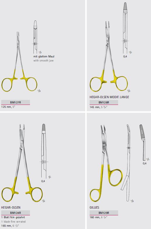 Igłotrzymacze chirurgiczne B.Braun Igłotrzymacze chirurgiczne