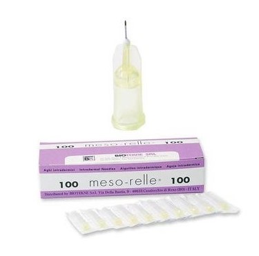 Igły do mezoterapii i mikrozastrzyków Skalpel Igła iniekcyjna mesorelle do mezoterapii
