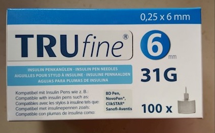 Igły do wstrzykiwaczy insuliny Trusetal Verbandstoffwerk TRUfine