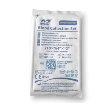 Igły motylek Improve motylkowa z wężykiem