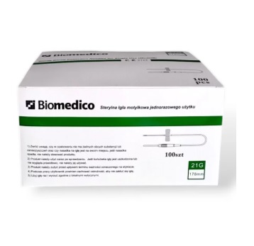 Igły motylek Improve motylkowa z wężykiem Biomedico