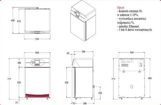 Inkubatory CO2 Leec T50