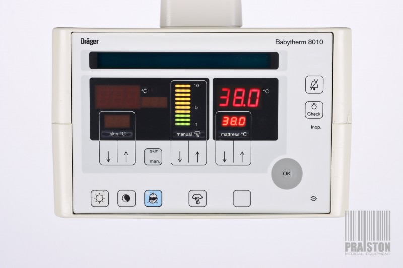 Inkubatory stacjonarne używane B/D DRÄGER Babytherm 8010 - Praiston rekondycjonowany