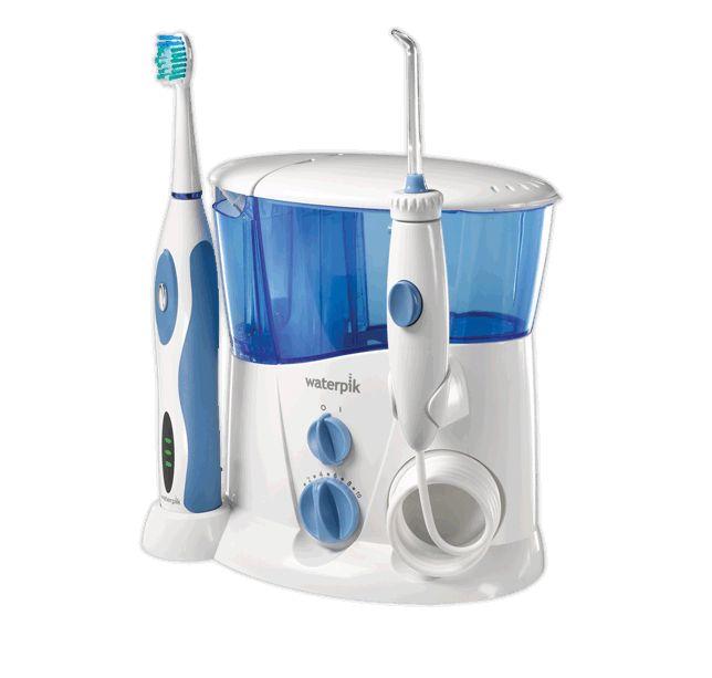 Irygatory dentystyczne Waterpik WP-900 Complete Care zestaw irygatora ze szczoteczką soniczną RS 3000