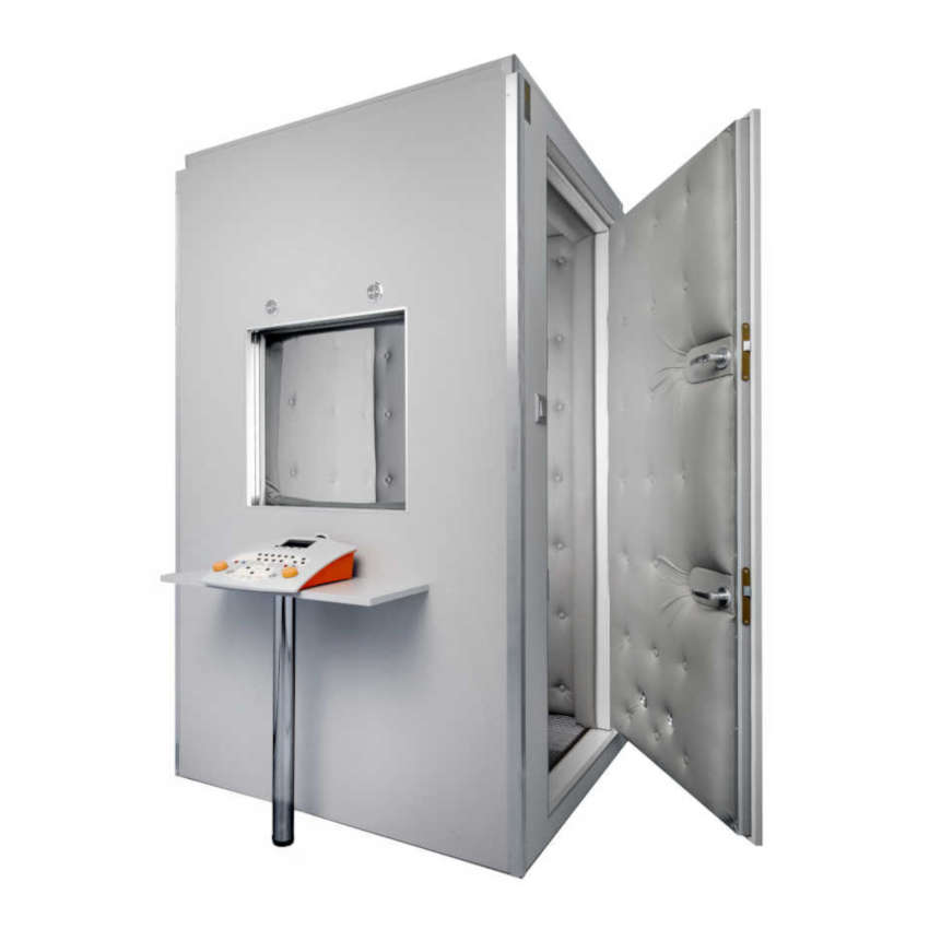 Kabiny audiometryczne DOR-MED Kc-100 / Kc-110 / Kc-120 / Kc-135 / Kc-150 / Kc-180