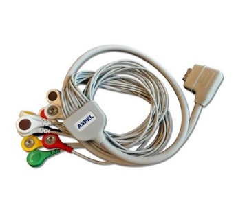 Kable do holterów EKG ASPEL KRH-712 v.200 / KRH-712 v.322 / KRH-712-10
