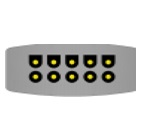 Kable EKG do kardiomonitorów Core-Ray GE MARQUTTE CR004-33