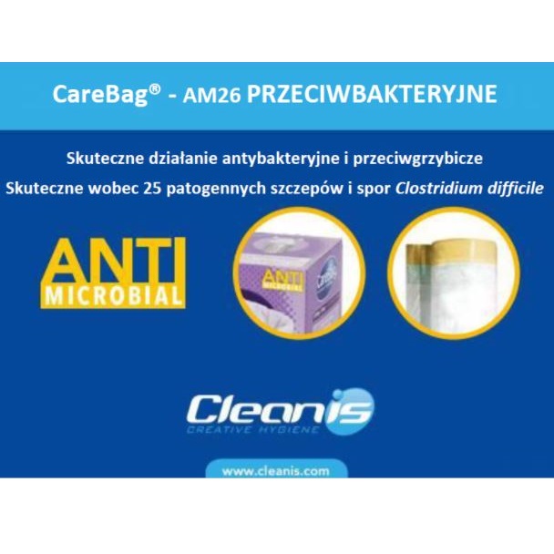 Kaczki sanitarne jednorazowe Cleanis CareBag AM26
