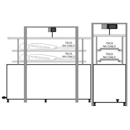 Kadzie formalinowe na zwłoki Rezon KF - 1.2 / KF - 2.4