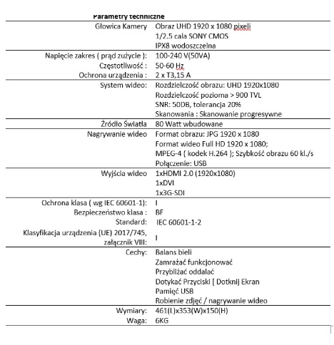 Kamery endoskopowe IKEDA 9101