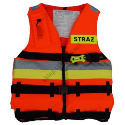 Kamizelki ratownicze B/D straż z napisem