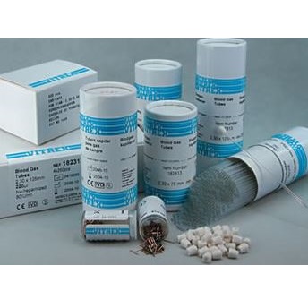 Kapilary laboratoryjne VITREX gazometryczne