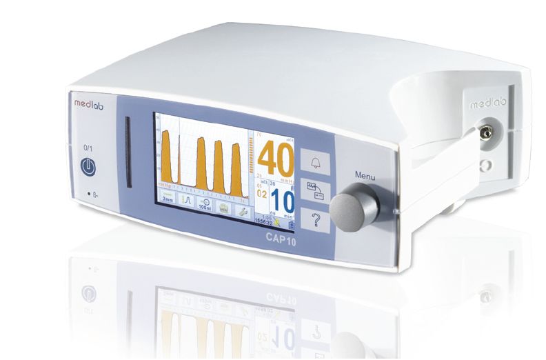 Kapnografy ze strumienia bocznego lub głównego Medlab CAP10