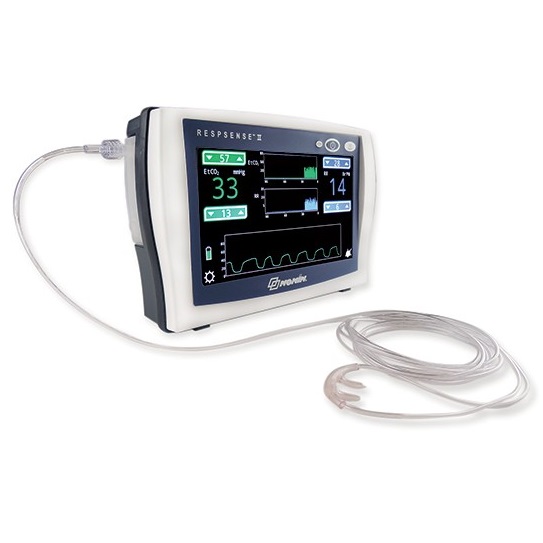 Kapnografy ze strumienia bocznego lub głównego Nonin RespSense II Widescreen