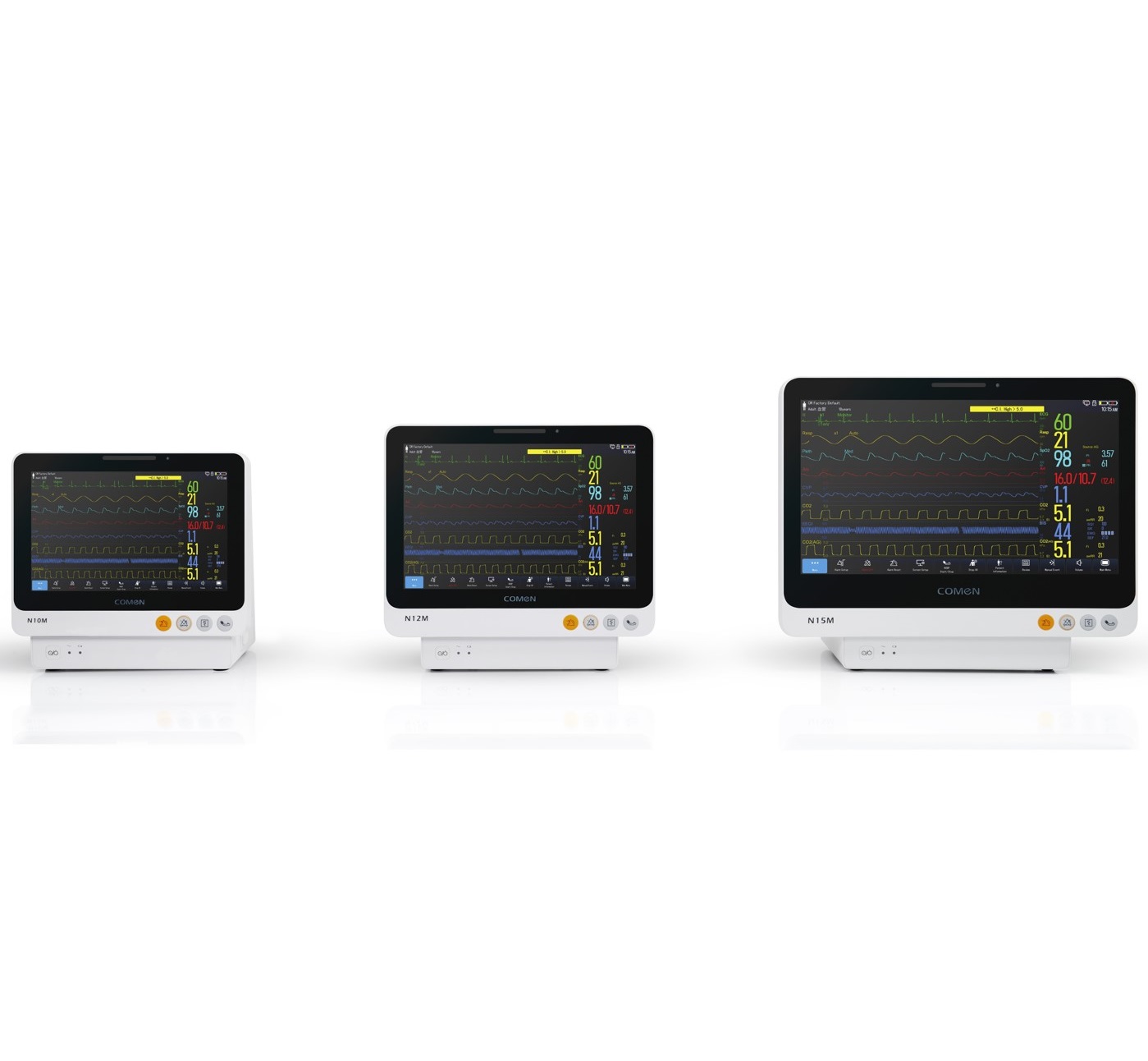Kardiomonitory przyłóżkowe Comen Seria NM