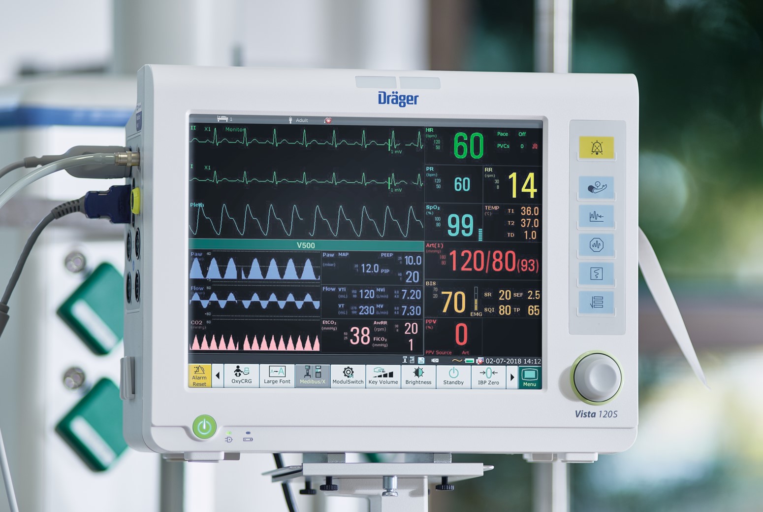 Kardiomonitory przyłóżkowe Dräger Vista 120 S