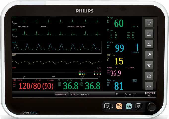 Kardiomonitory przyłóżkowe PHILIPS Efficia CM100/ CM120/ CM150
