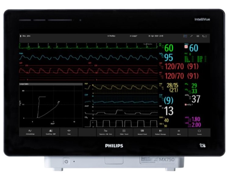 Kardiomonitory przyłóżkowe PHILIPS IntelliVue MX750